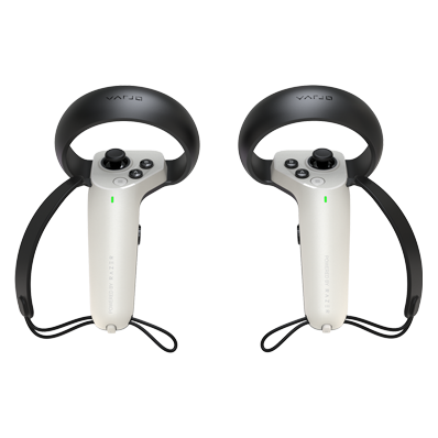 Controllers allow you to interact with virtual objects